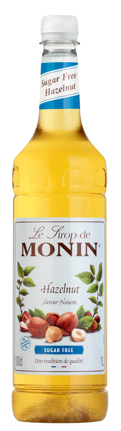 MONIN Sugar Free Hazelnut Syrup 1L