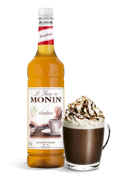 MONIN Nut Free Hazelnut Syrup 1L