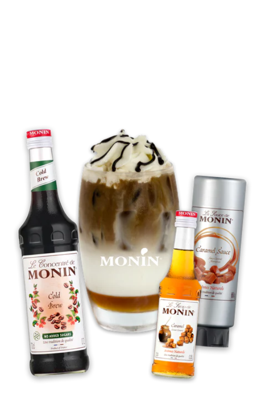 MONIN Caramel Iced Latte Kit