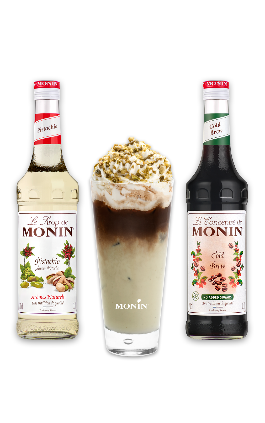 MONIN Pistachio Iced Latte Kit
