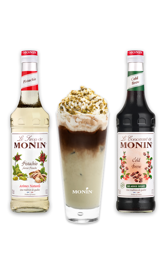 MONIN Pistachio Iced Latte Kit