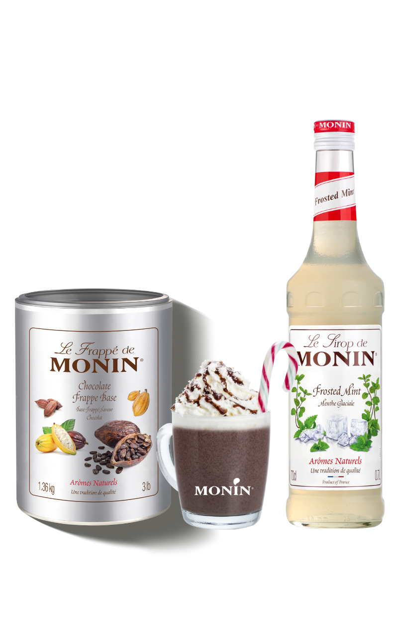 MONIN Frosted Mint Hot Chocolate Kit