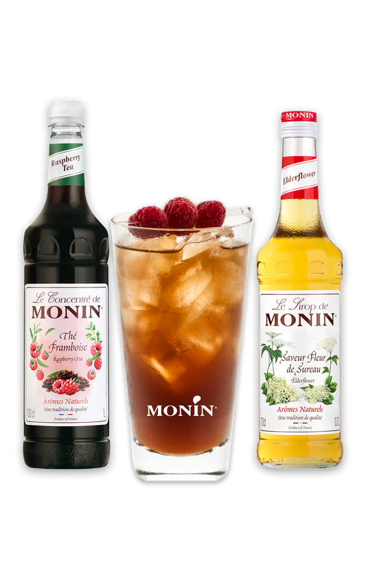 MONIN Raspberry & Elderflower Iced Tea Kit