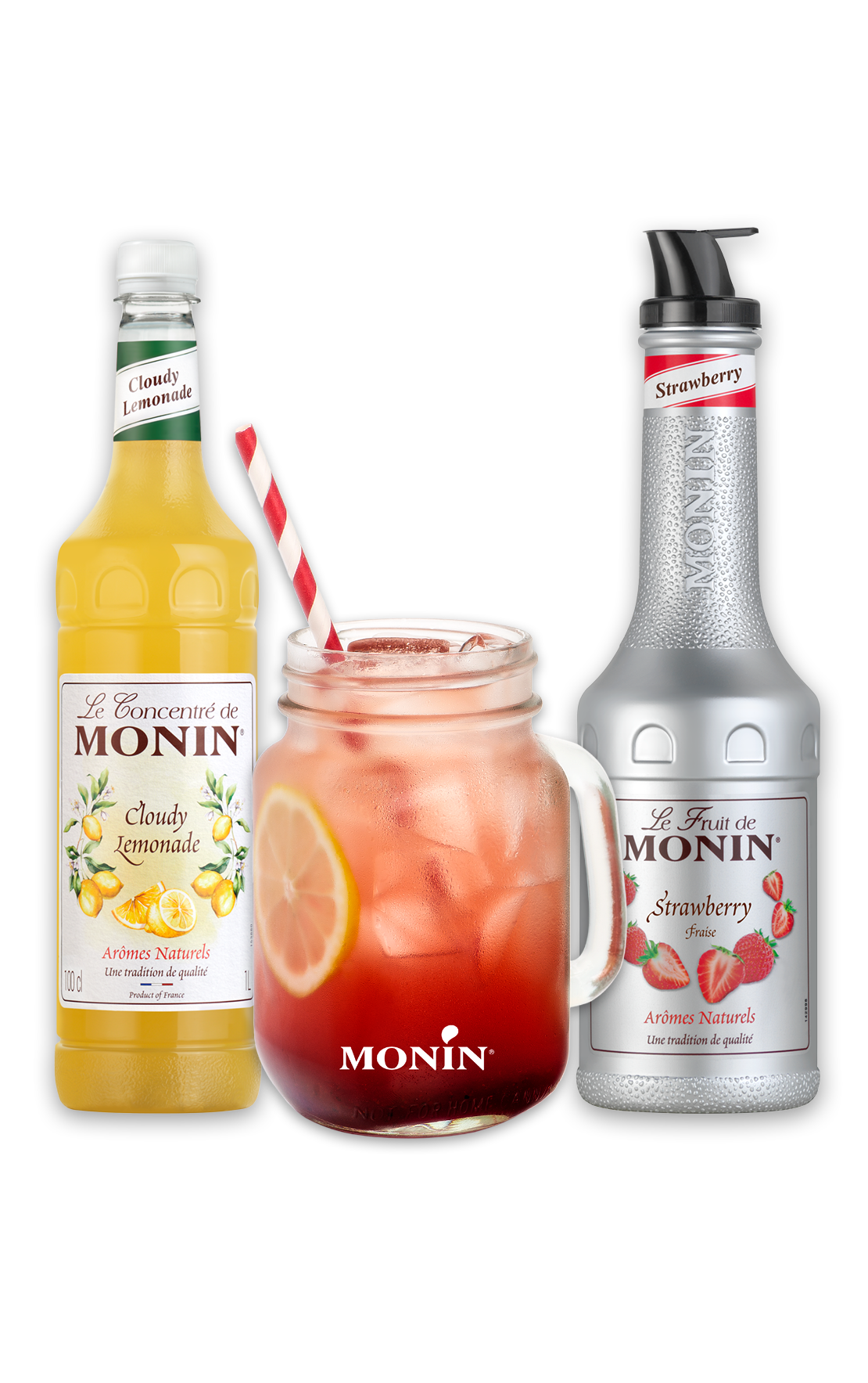 MONIN Strawberry Lemonade Kit
