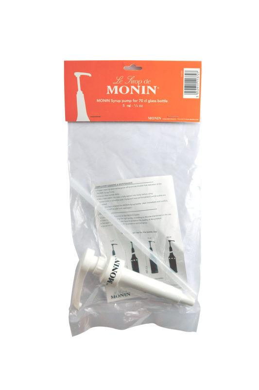 MONIN 5ml Pump for 70cl Glass Bottle