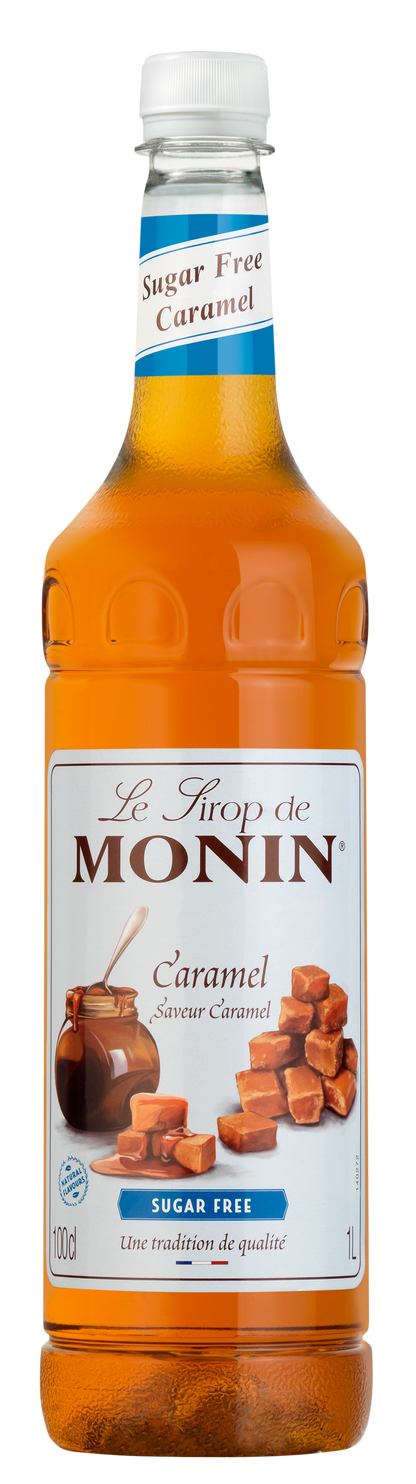 MONIN Sugar Free Caramel Syrup 1L