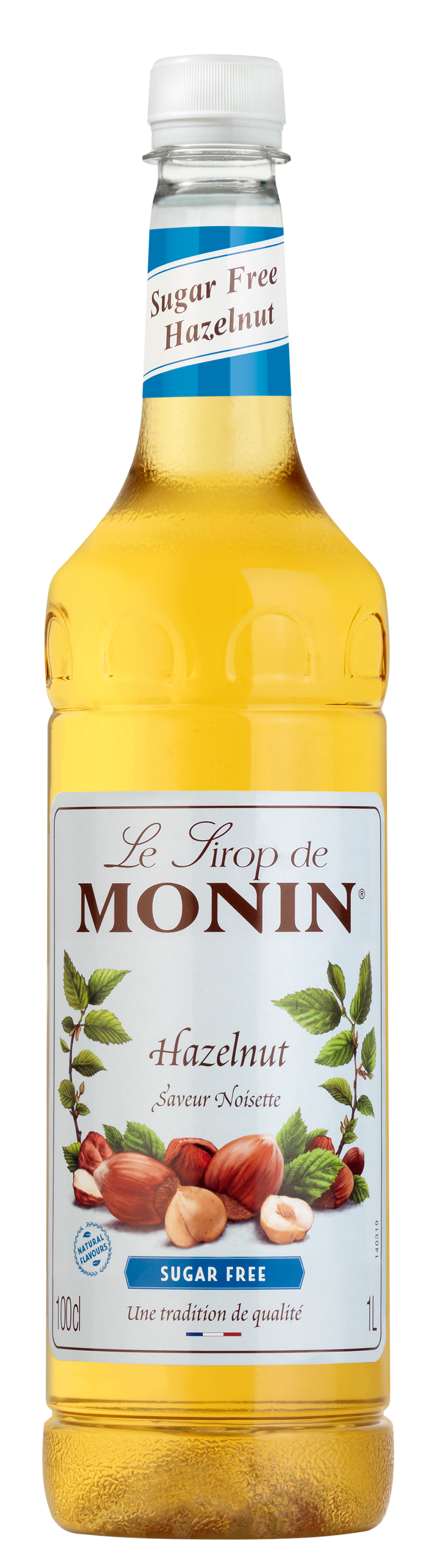 MONIN Sugar Free Hazelnut Syrup 1L