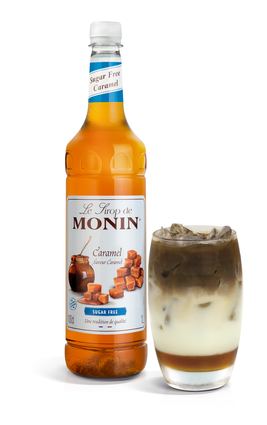 MONIN Sugar Free Caramel Syrup 1L