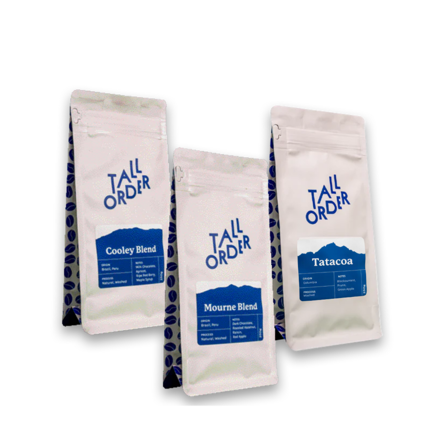 Tall Order Mixed Trio (3 x 250g Ground)