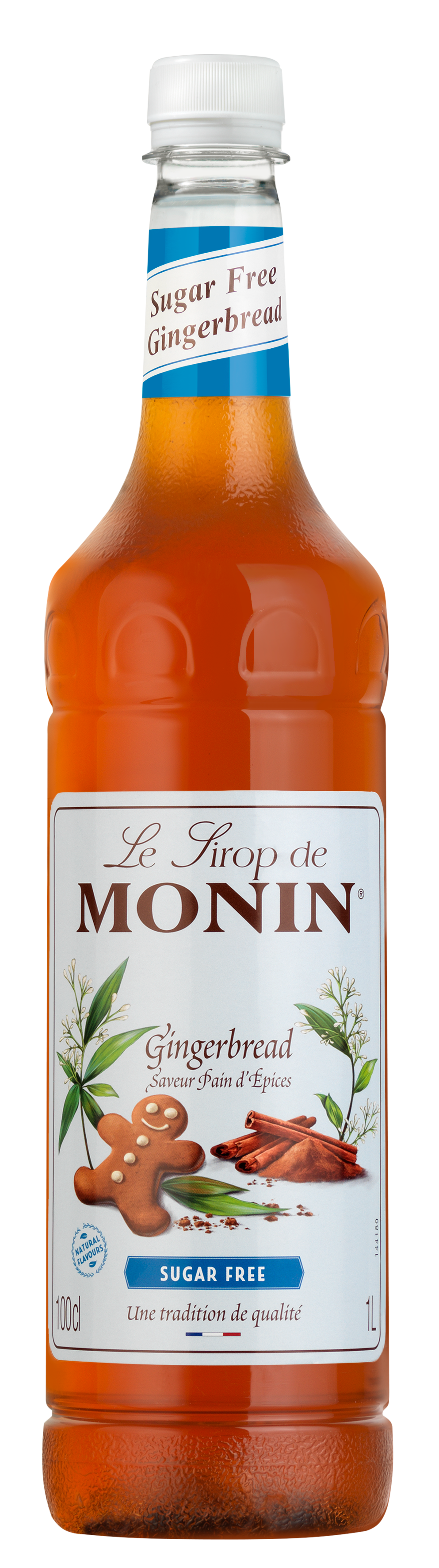 MONIN Sugar Free Gingerbread Syrup 1L