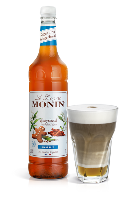 MONIN Sugar Free Gingerbread Syrup 1L