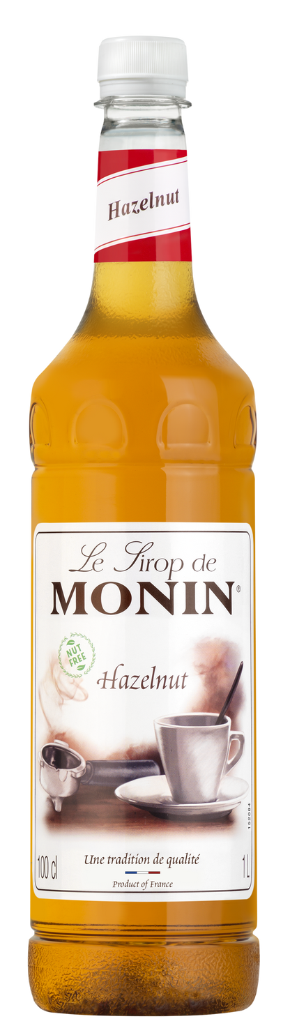 MONIN Nut Free Hazelnut Syrup 1L