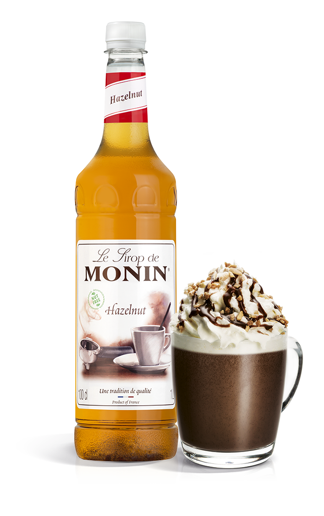 MONIN Nut Free Hazelnut Syrup 1L