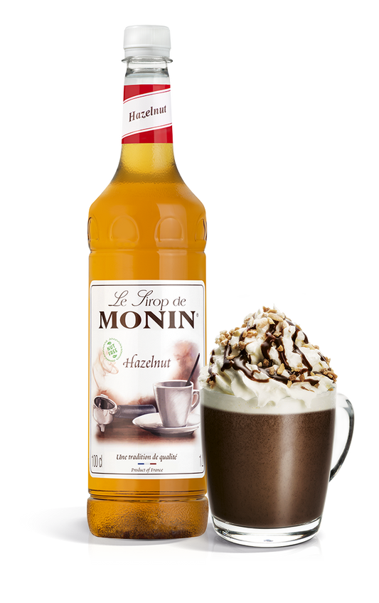 MONIN Nut Free Hazelnut Syrup 1L