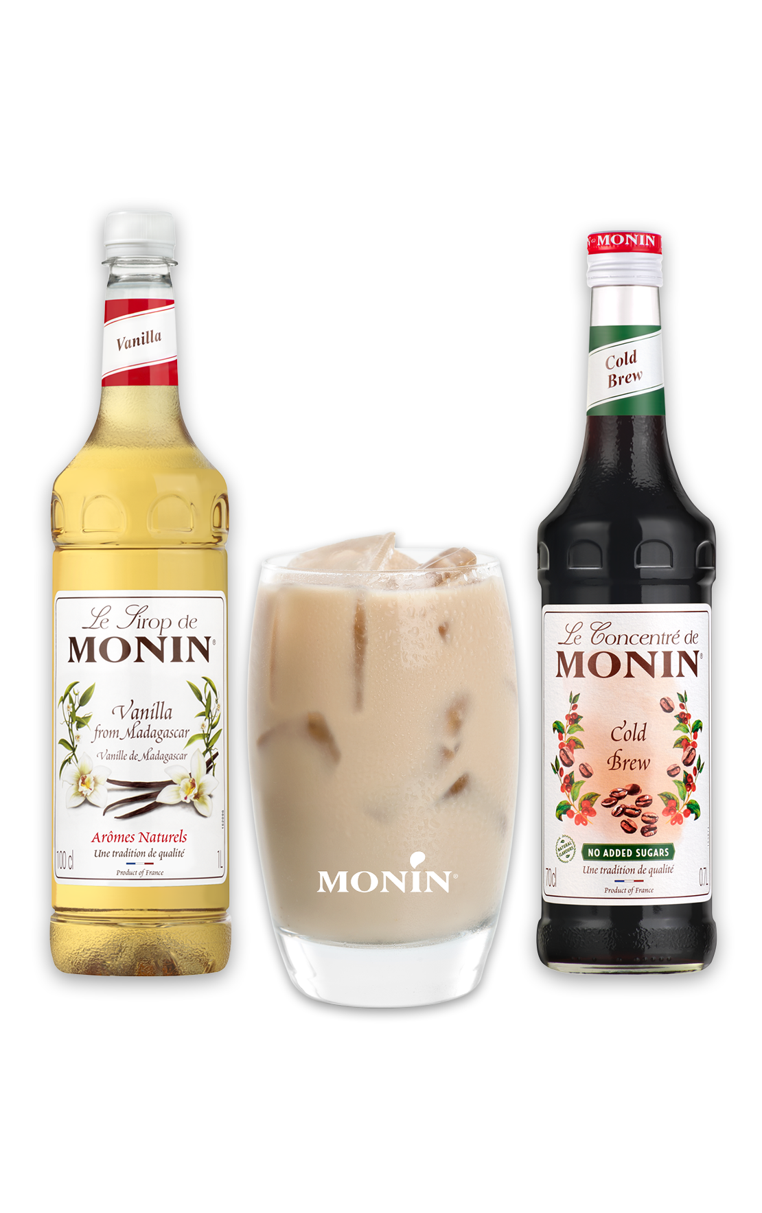 MONIN Vanilla Iced Latte Kit