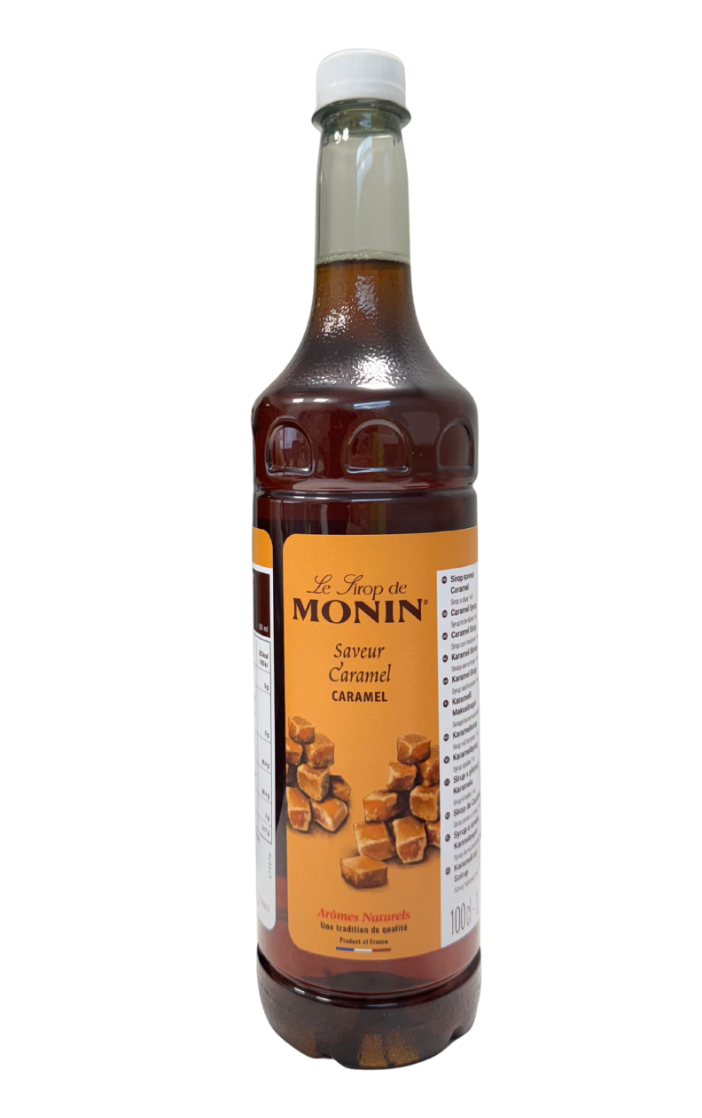 MONIN Reduced Sugar Caramel Syrup 1L