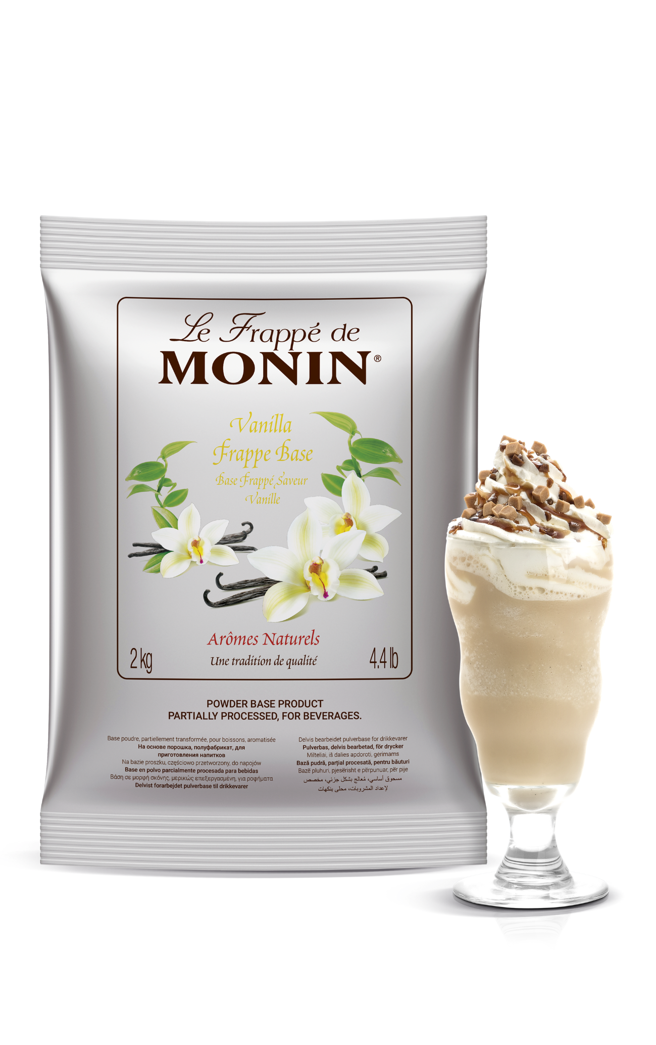 MONIN Vanilla Frappe Mix 2kg Bag – Food Solutions Limited