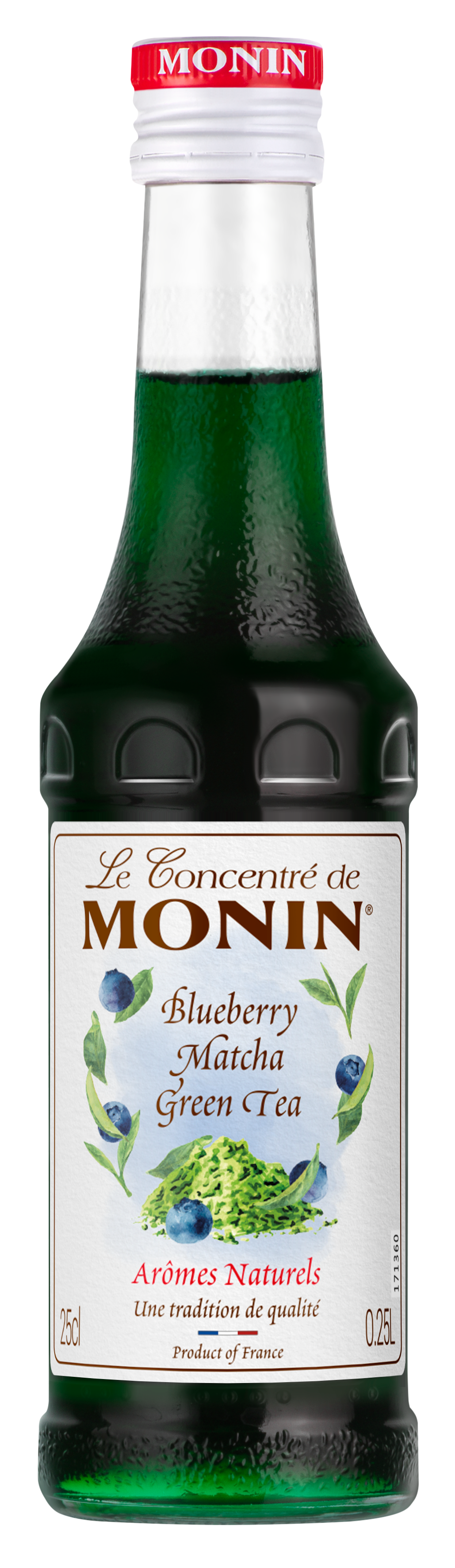 MONIN Blueberry Matcha Green Tea 25cl