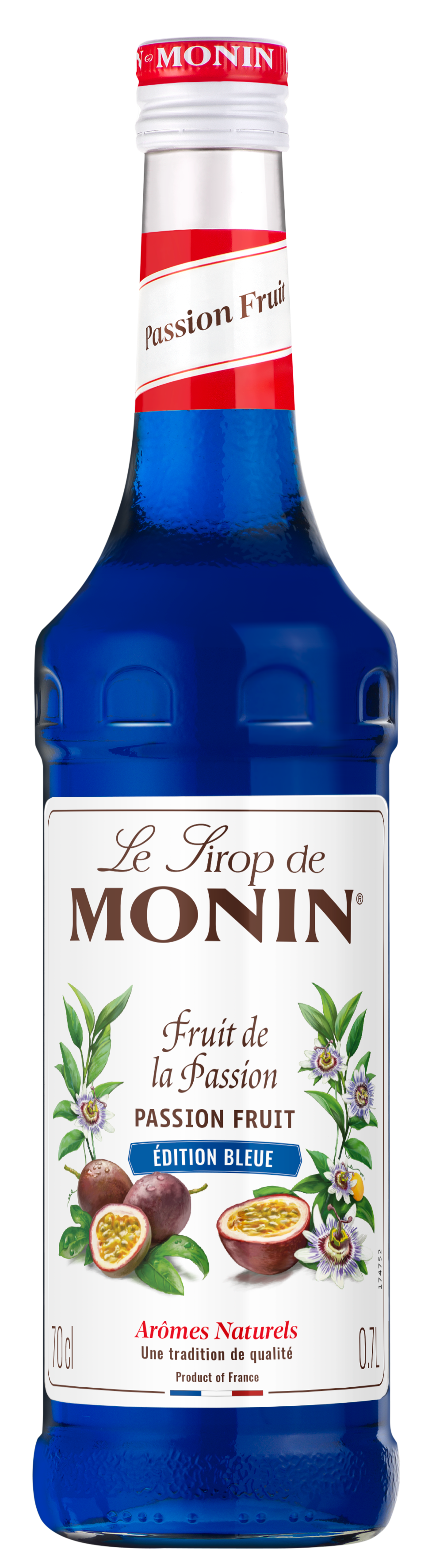 MONIN Blue Passion Syrup 70cl