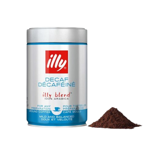 illy Espresso Decaf Ground Coffee 250g