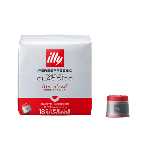 illy iperEspresso Coffee Capsule Cube Classico (18 per box)